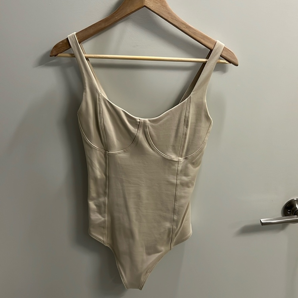 Abercrombie & Fitch Soft A&F Collection Corset Bodysuit
